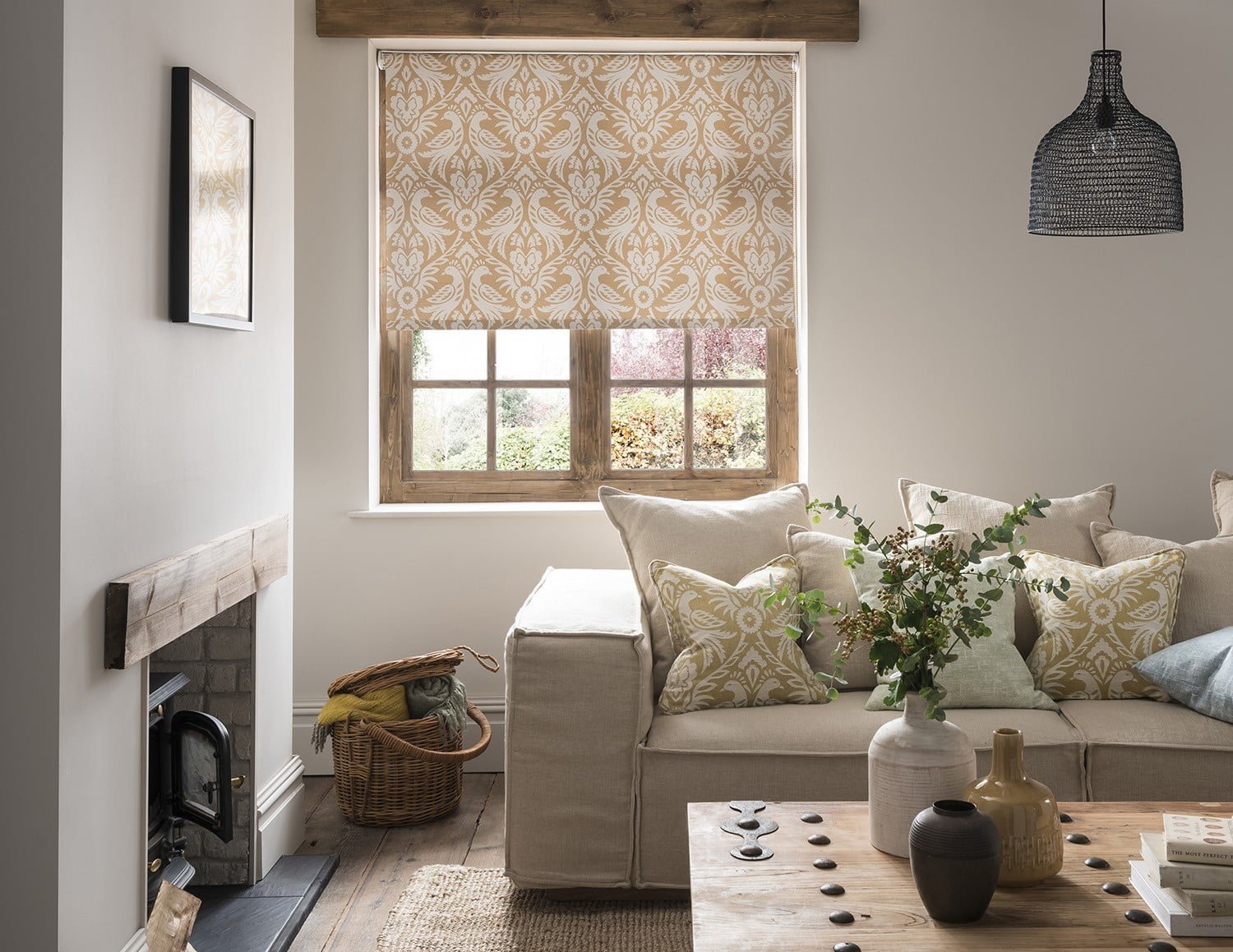 harewood_acacia_v2 Arts and crafts print blind