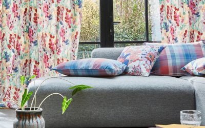 Our guide to finishing with floral curtains