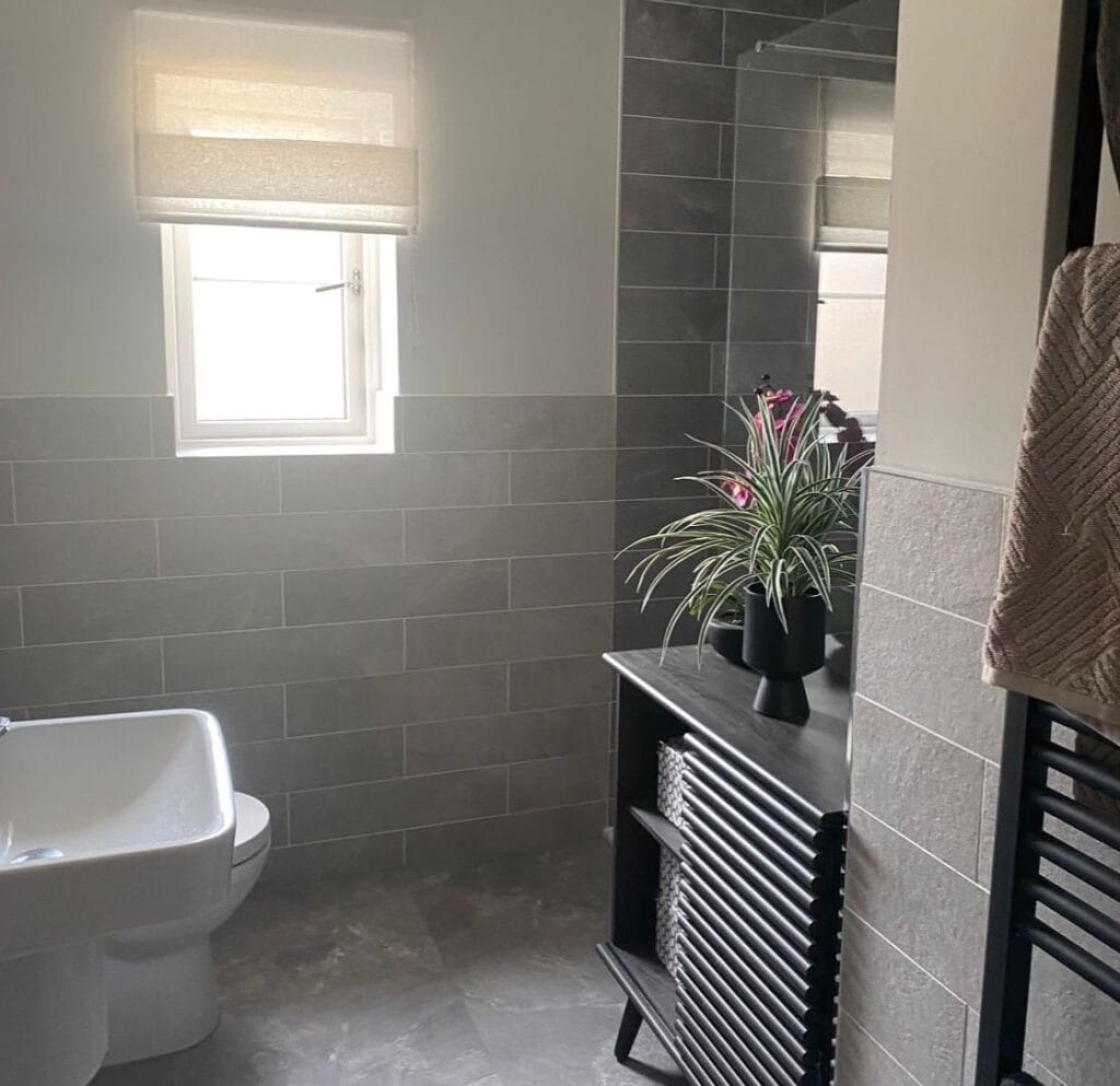 bathroom blinds fitted by axford interiors